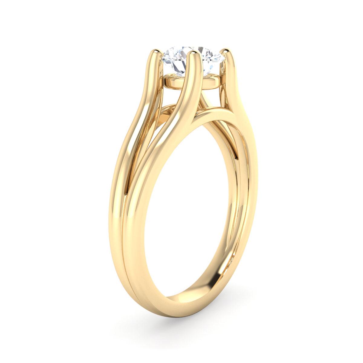 Saki in 18k Yellow Gold — view 3