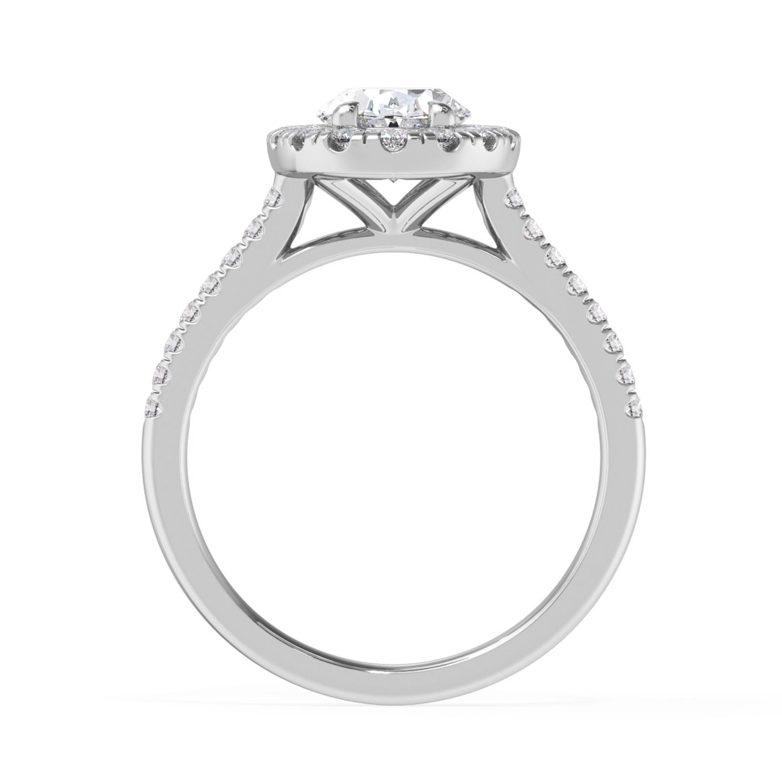Kensey in 18k White Gold — view 3