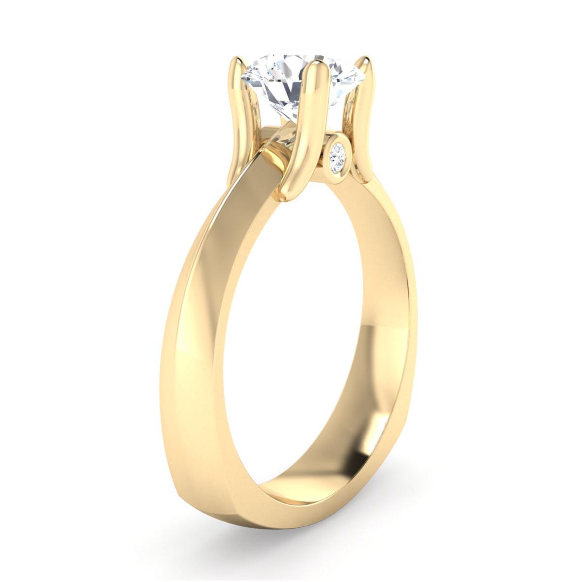 Lilah in 18k Yellow Gold — view 3