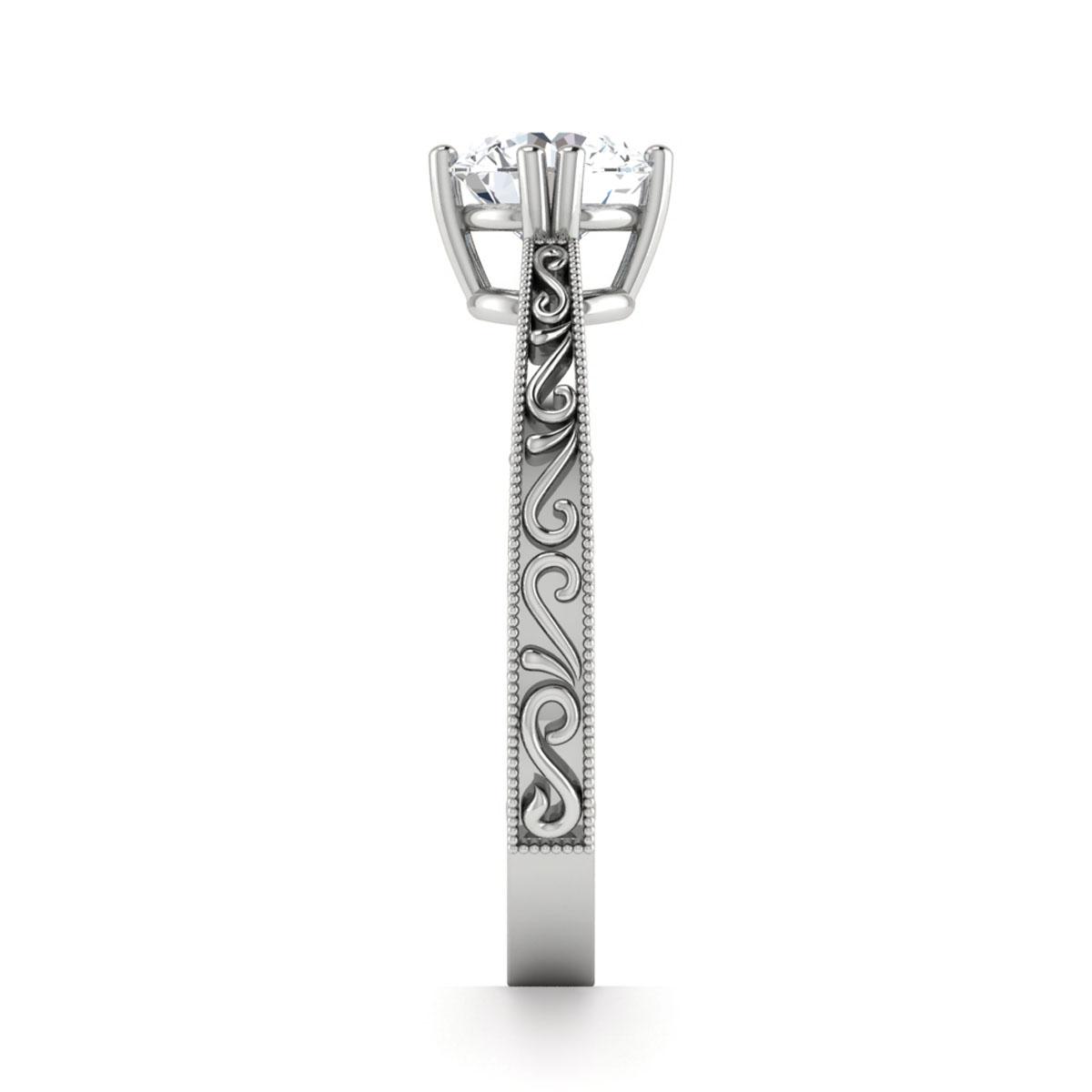 Reina in 18k White Gold — view 4