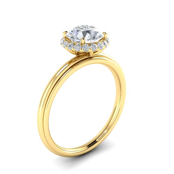 Sheila in 18k Yellow Gold — view 3
