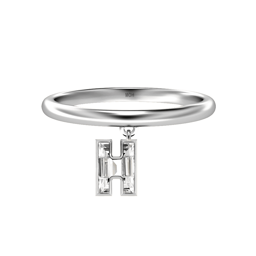 18k White Gold