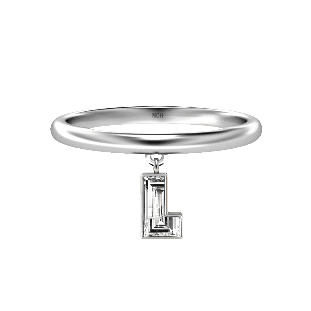 18k White Gold
