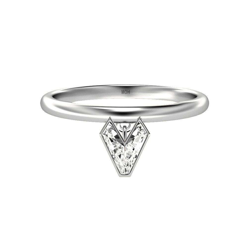 18k White Gold