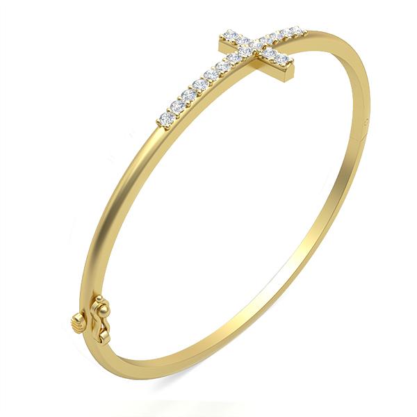 Christie in 18k Yellow Gold — view 2