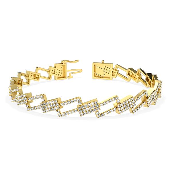Crystal in 18k Yellow Gold