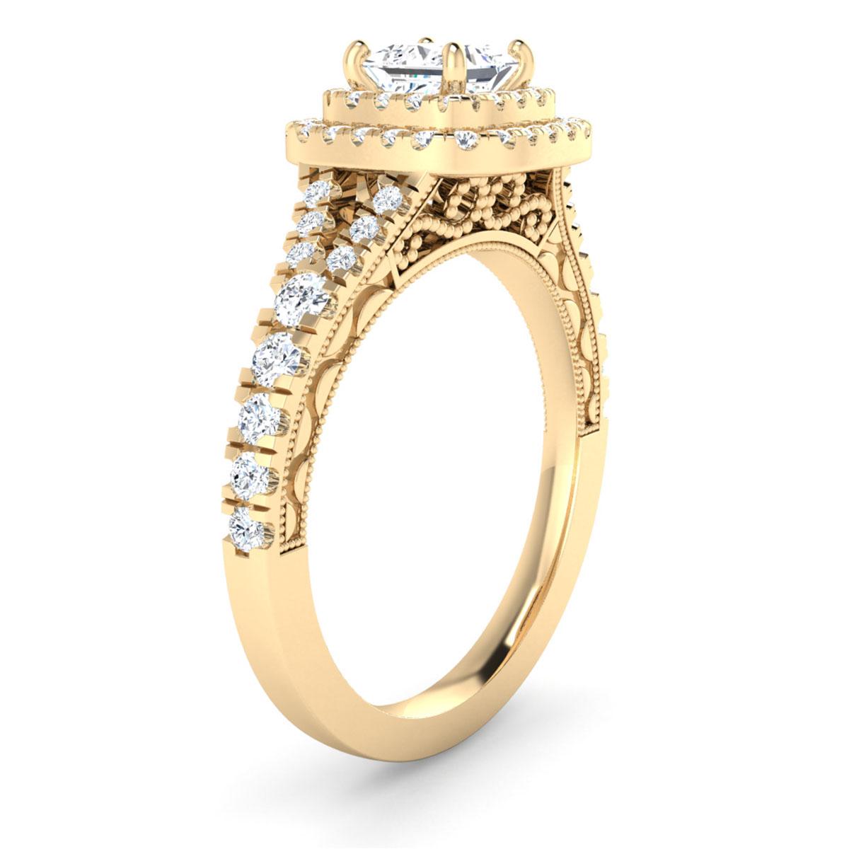 Amber in 18k Yellow Gold — view 3