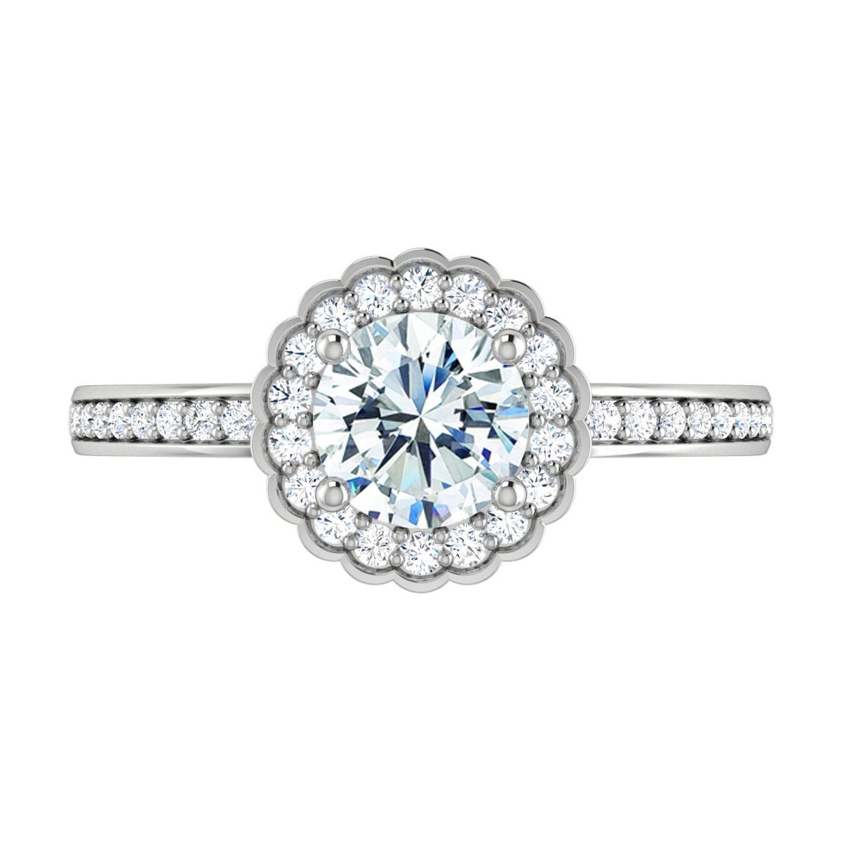 Jasmine in 18k White Gold — view 5