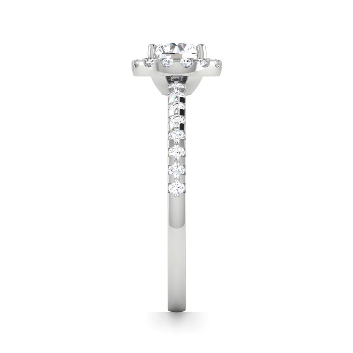 Katie in 18k White Gold — view 4