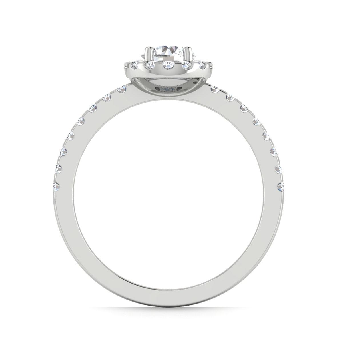 Katie in 18k White Gold — view 2