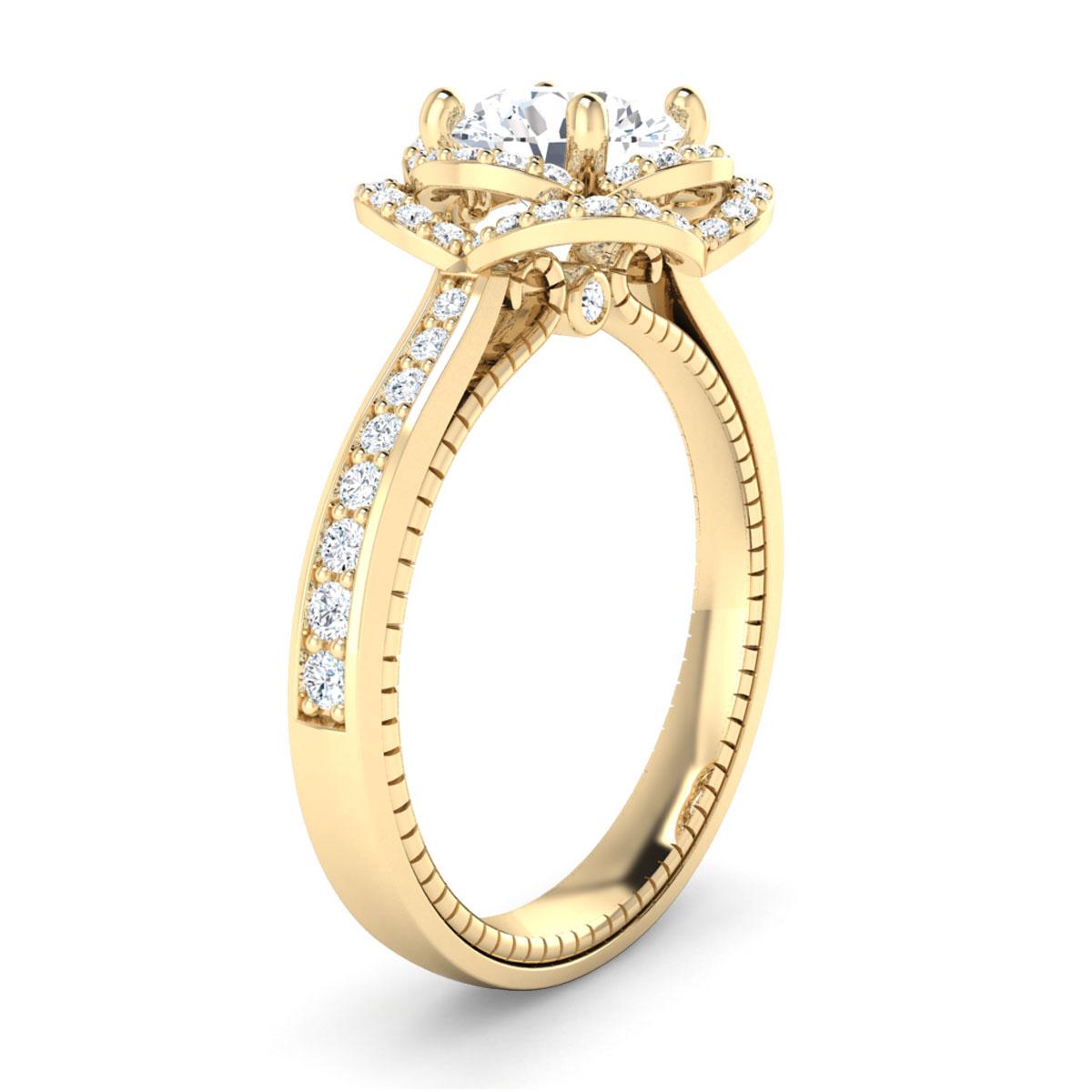Matilda in 18k Yellow Gold — view 3