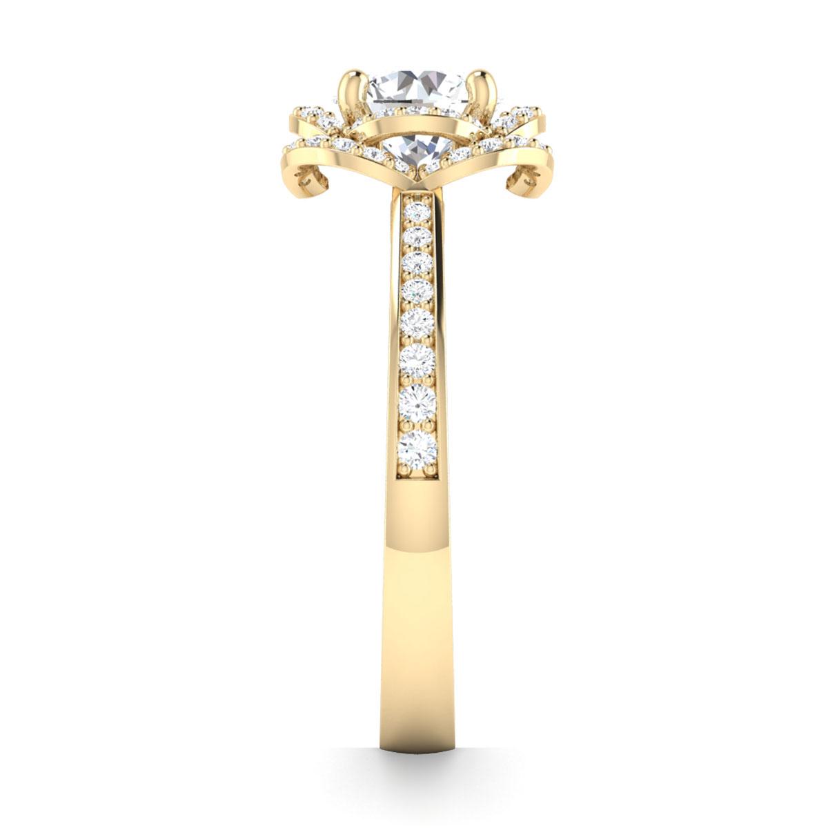 Matilda in 18k Yellow Gold — view 4