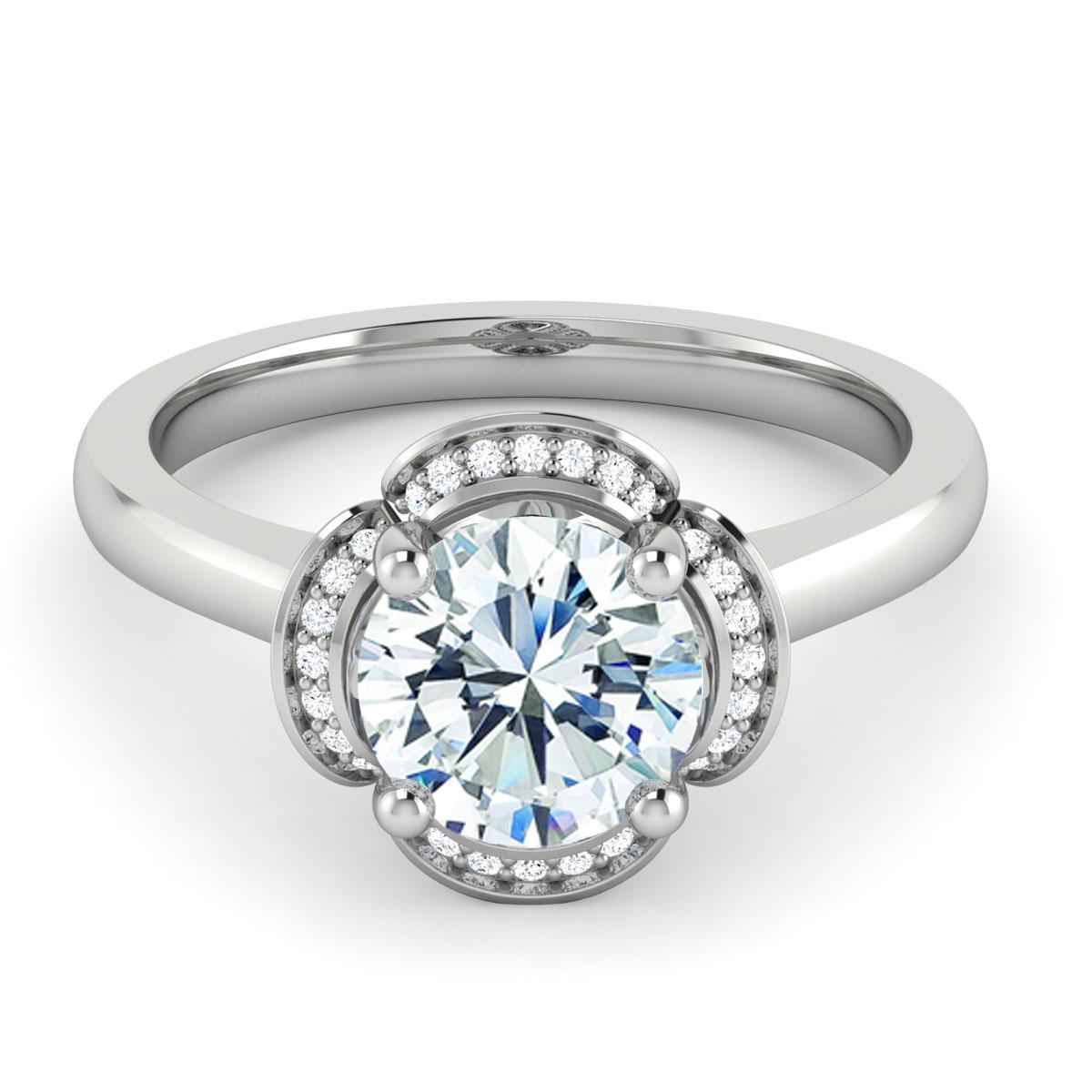 18k White Gold