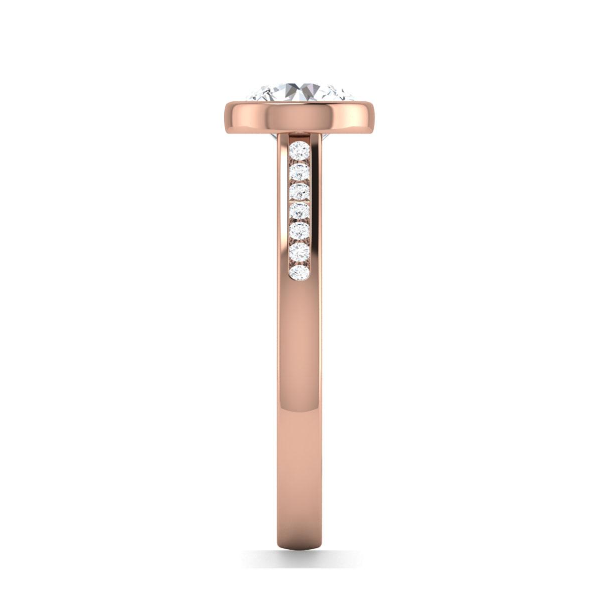 Abbie in 18k Rose Gold — view 4