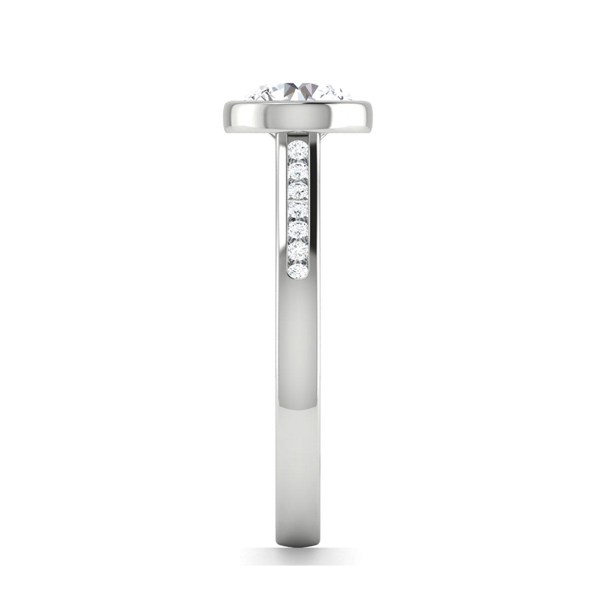 Abbie in 18k White Gold — view 4