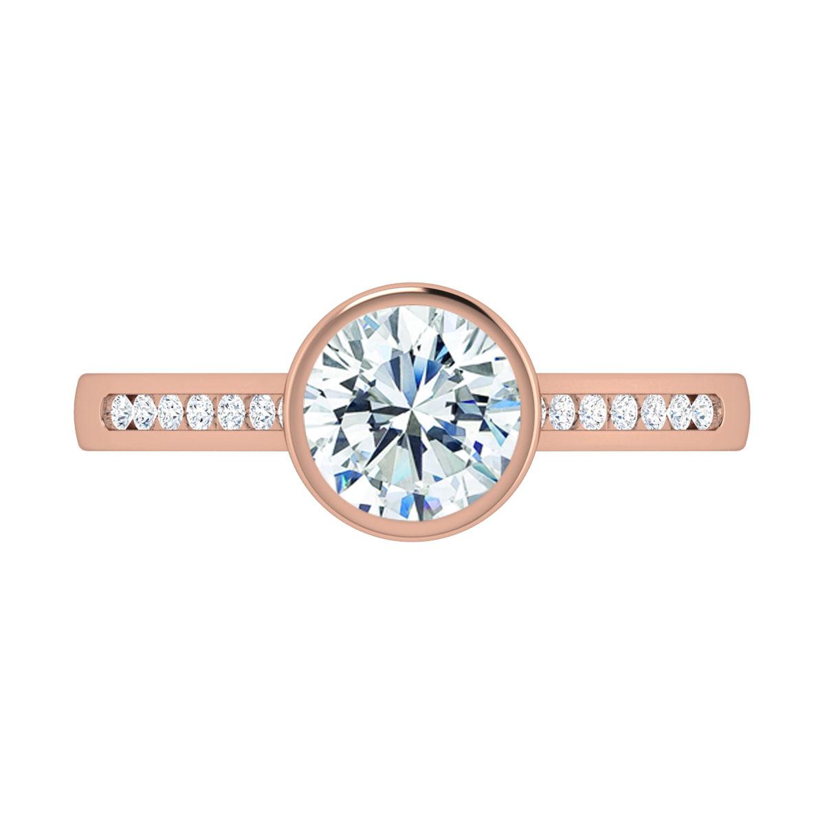 Abbie in 18k Rose Gold — view 5