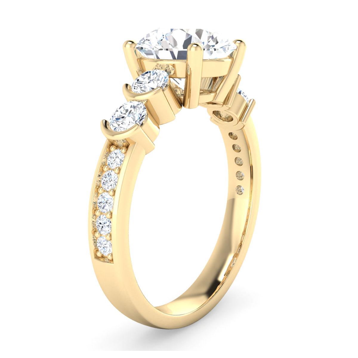 Alia in 18k Yellow Gold — view 3