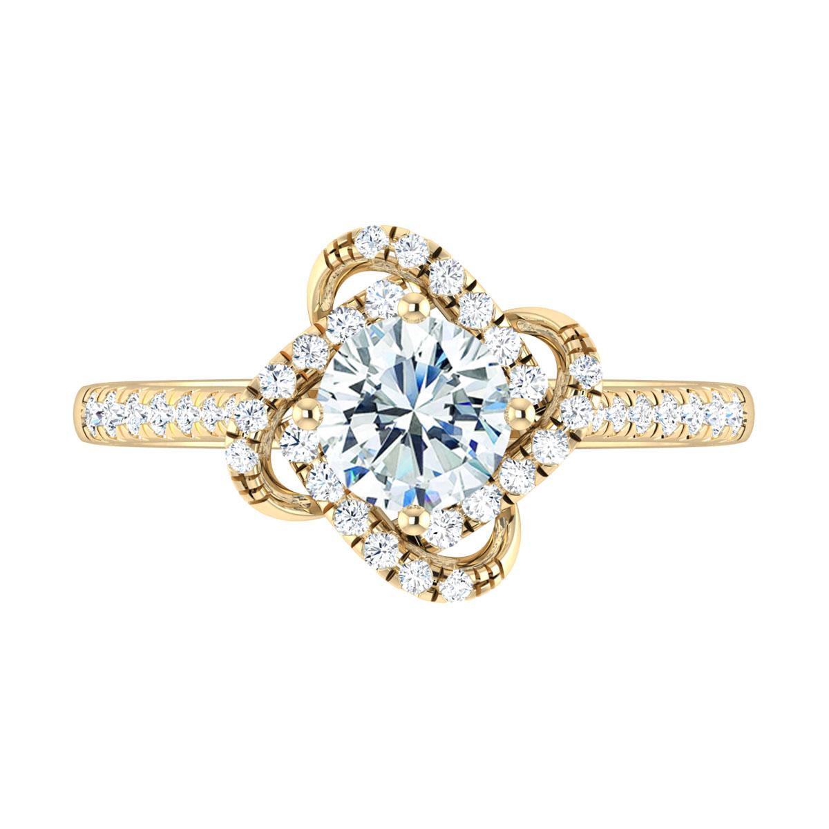 Eleanor in 18k Yellow Gold — view 5