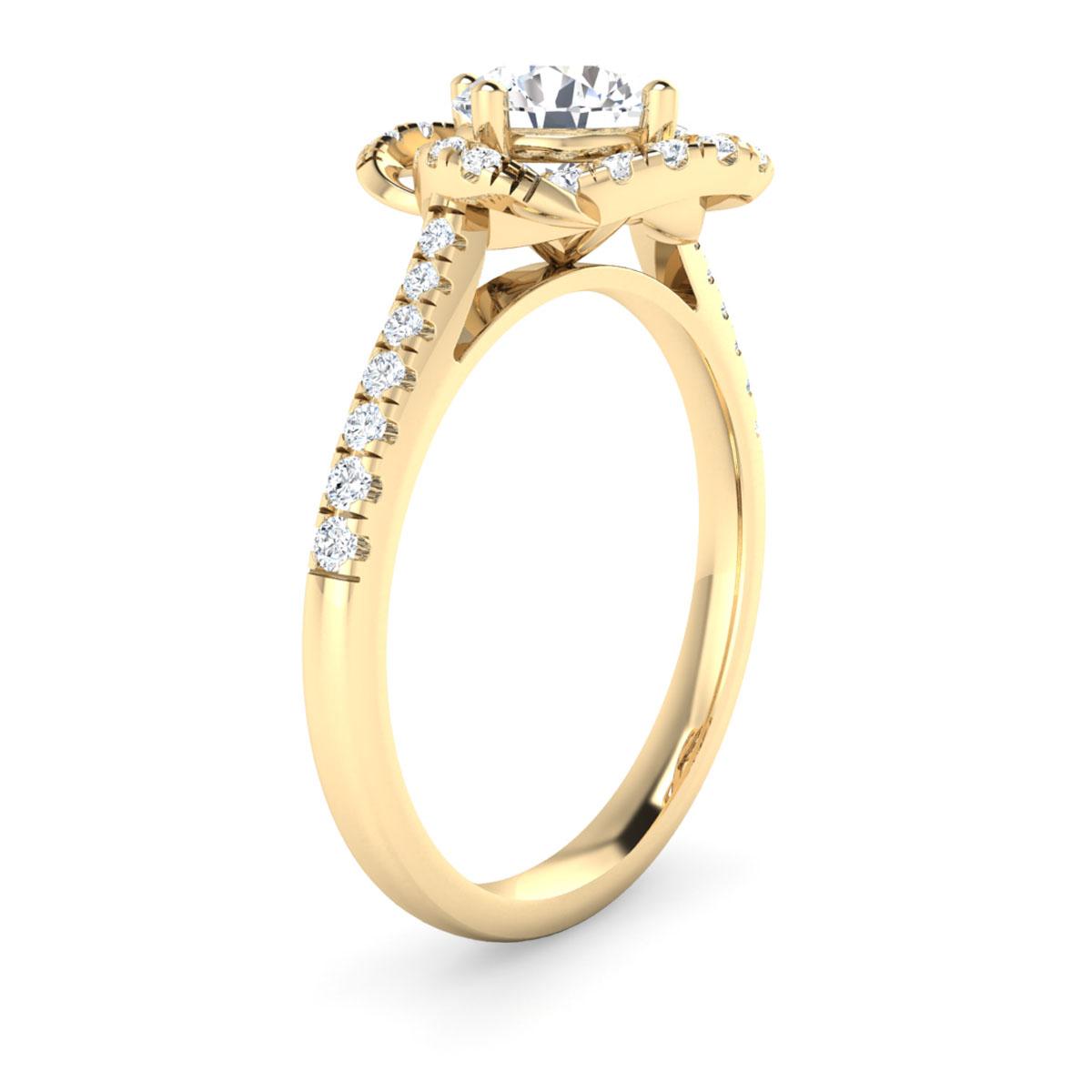 Eleanor in 18k Yellow Gold — view 3