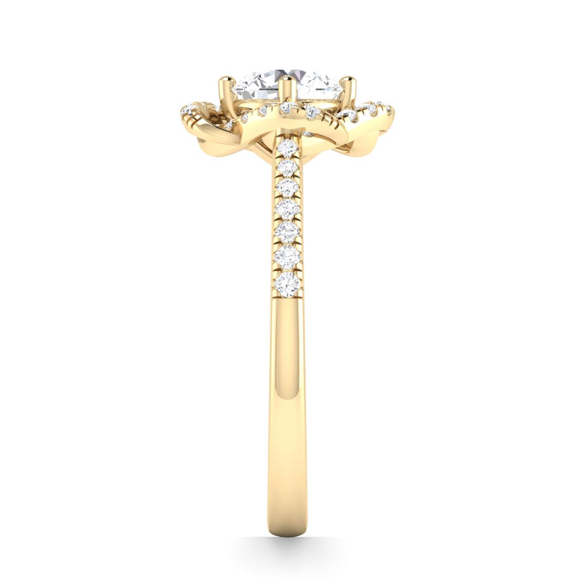 Eleanor in 18k Yellow Gold — view 4