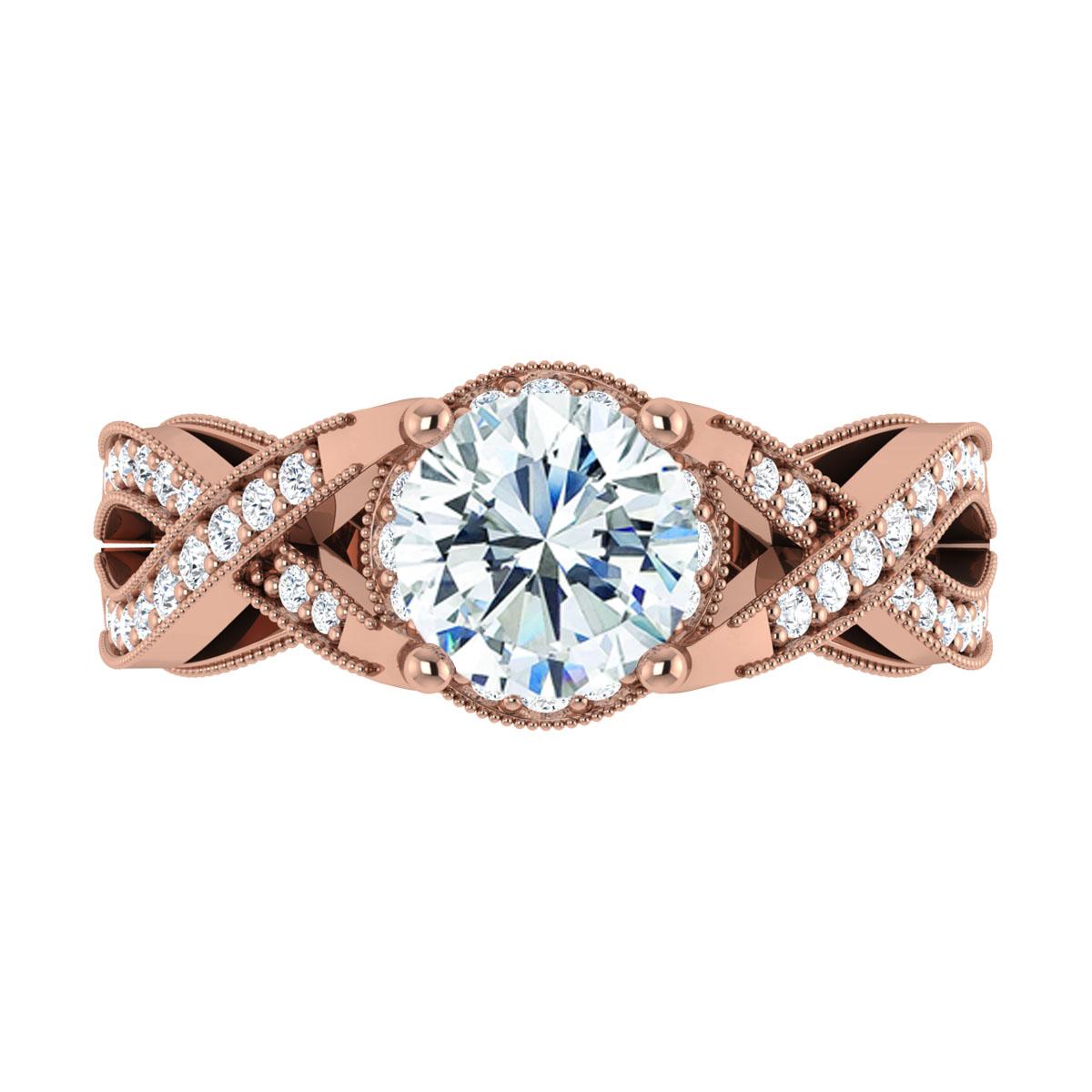 Evelyn in 18k Rose Gold — view 5