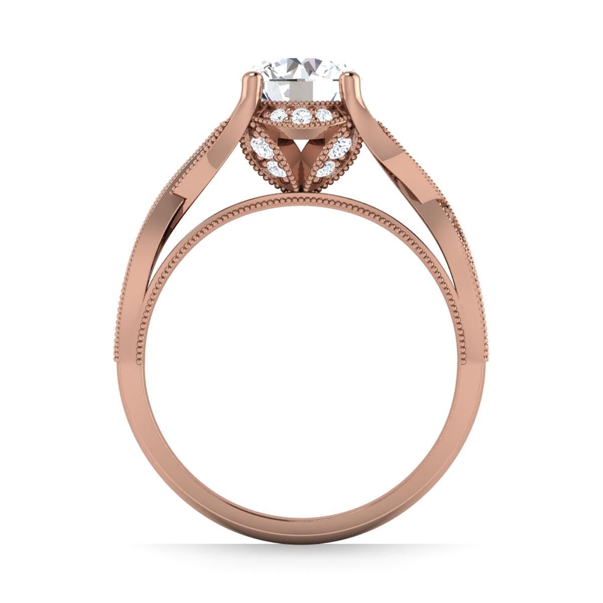 Evelyn in 18k Rose Gold — view 2