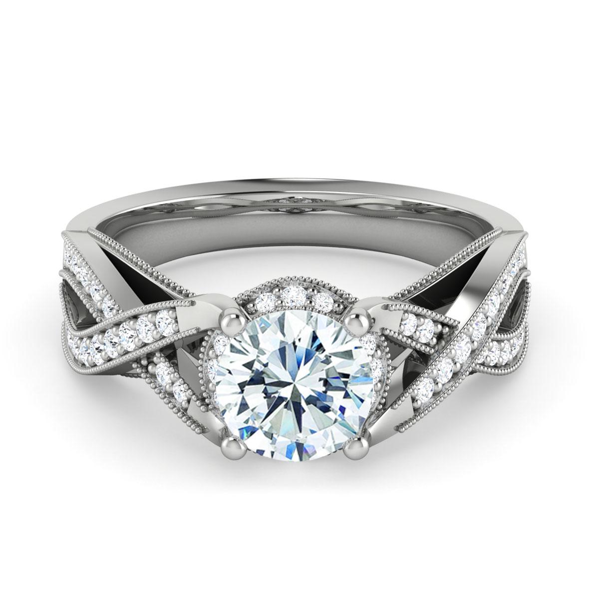 18k White Gold