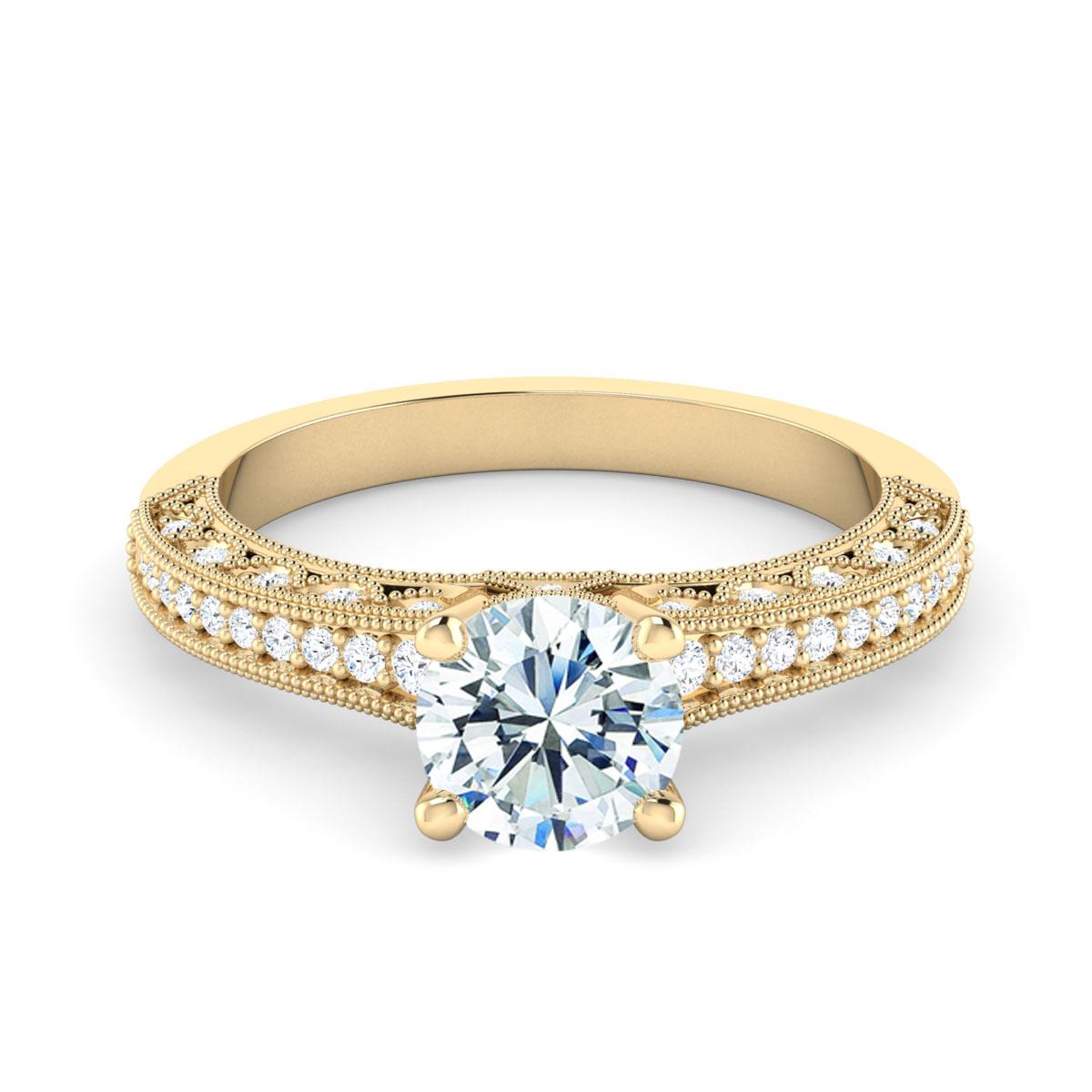 Hailey in 18k Yellow Gold