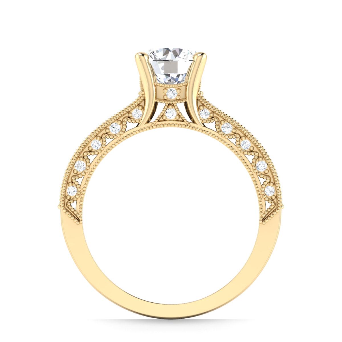 Hailey in 18k Yellow Gold — view 2