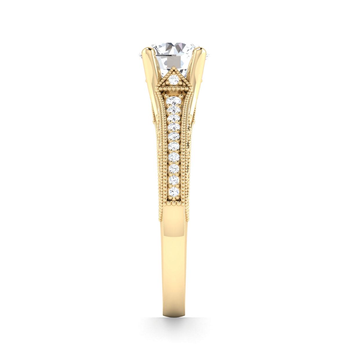 Hailey in 18k Yellow Gold — view 4