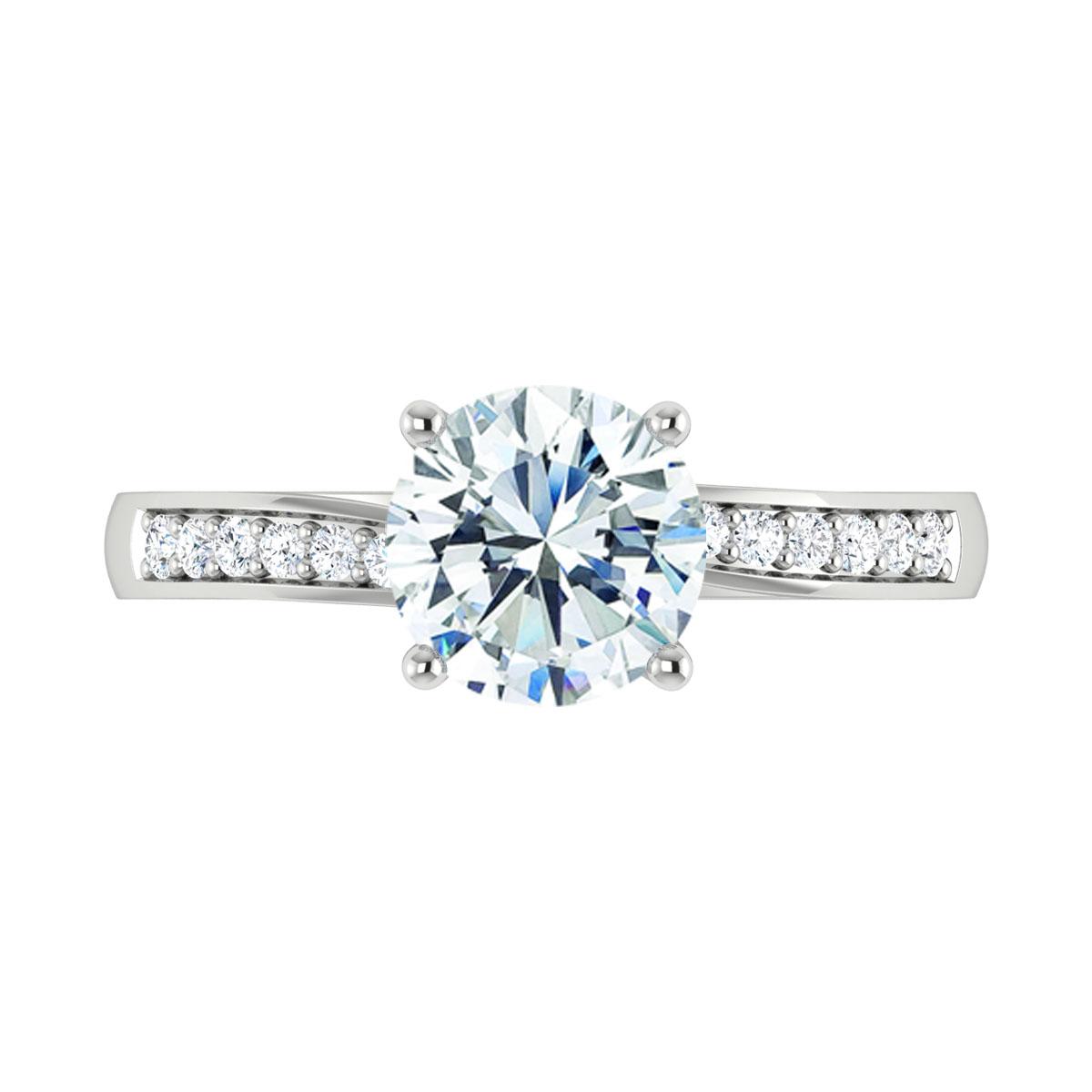Hana in 18k White Gold — view 5