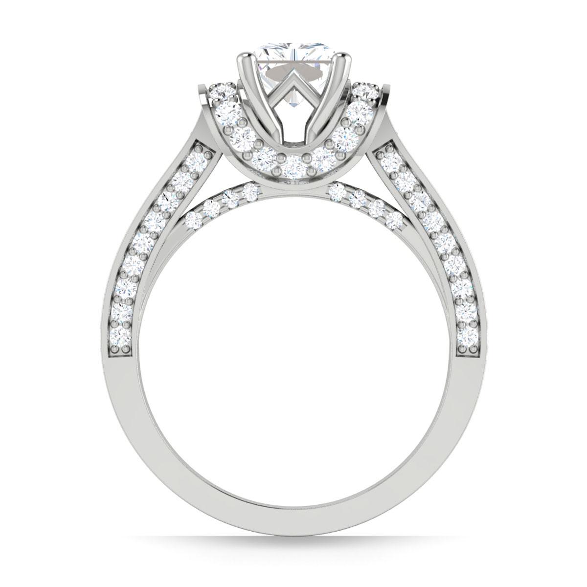 Hazel in 18k White Gold — view 2