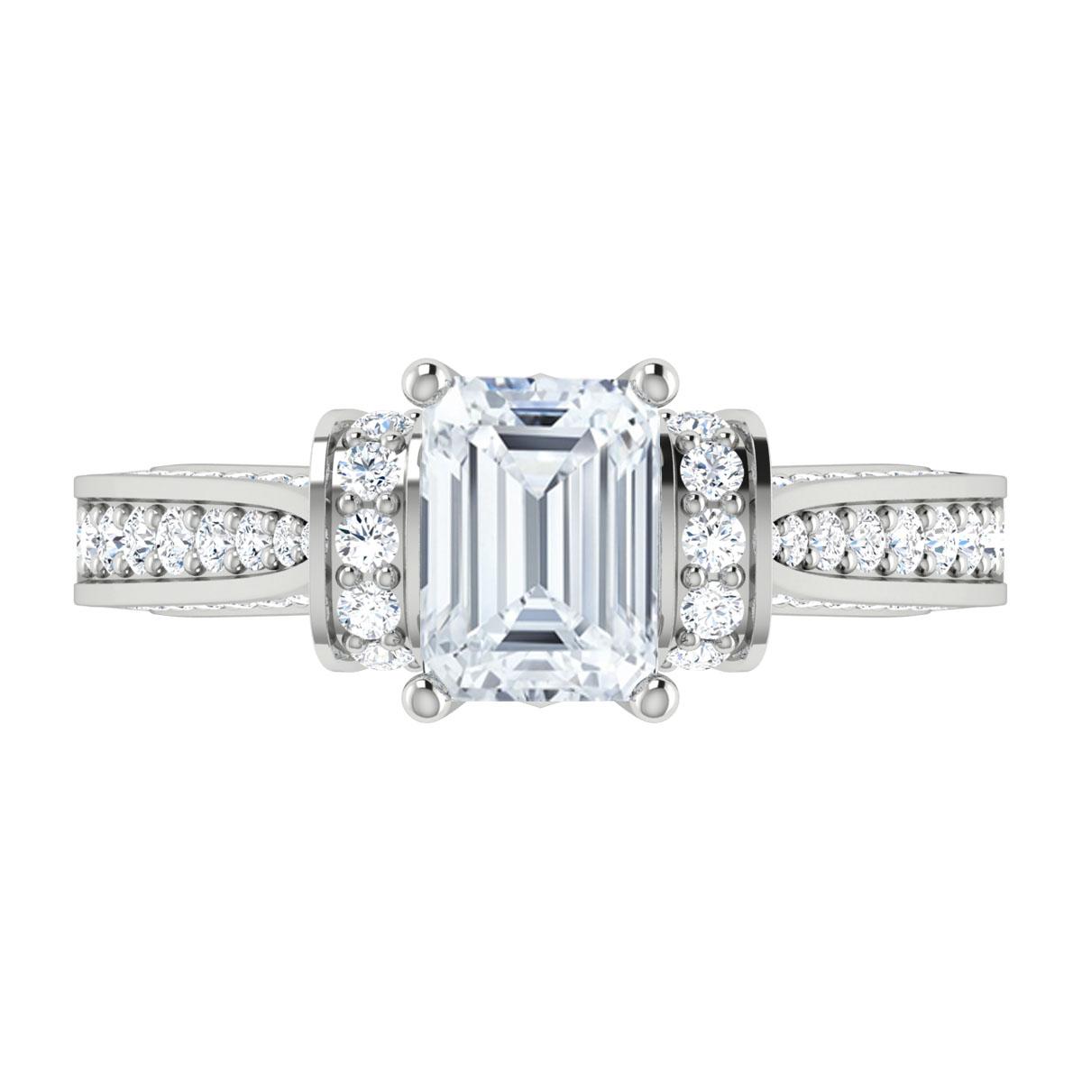 Hazel in 18k White Gold — view 5