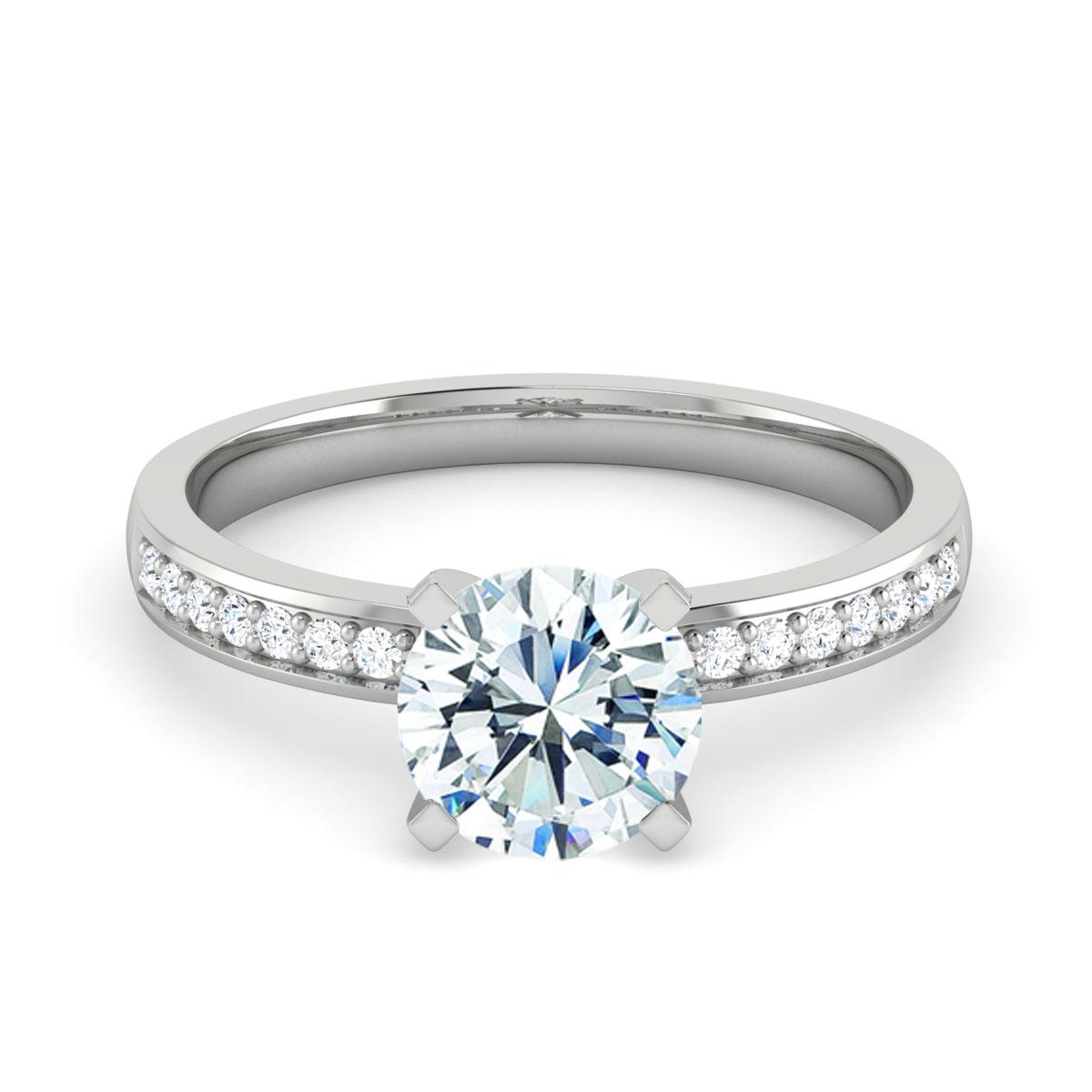18k White Gold