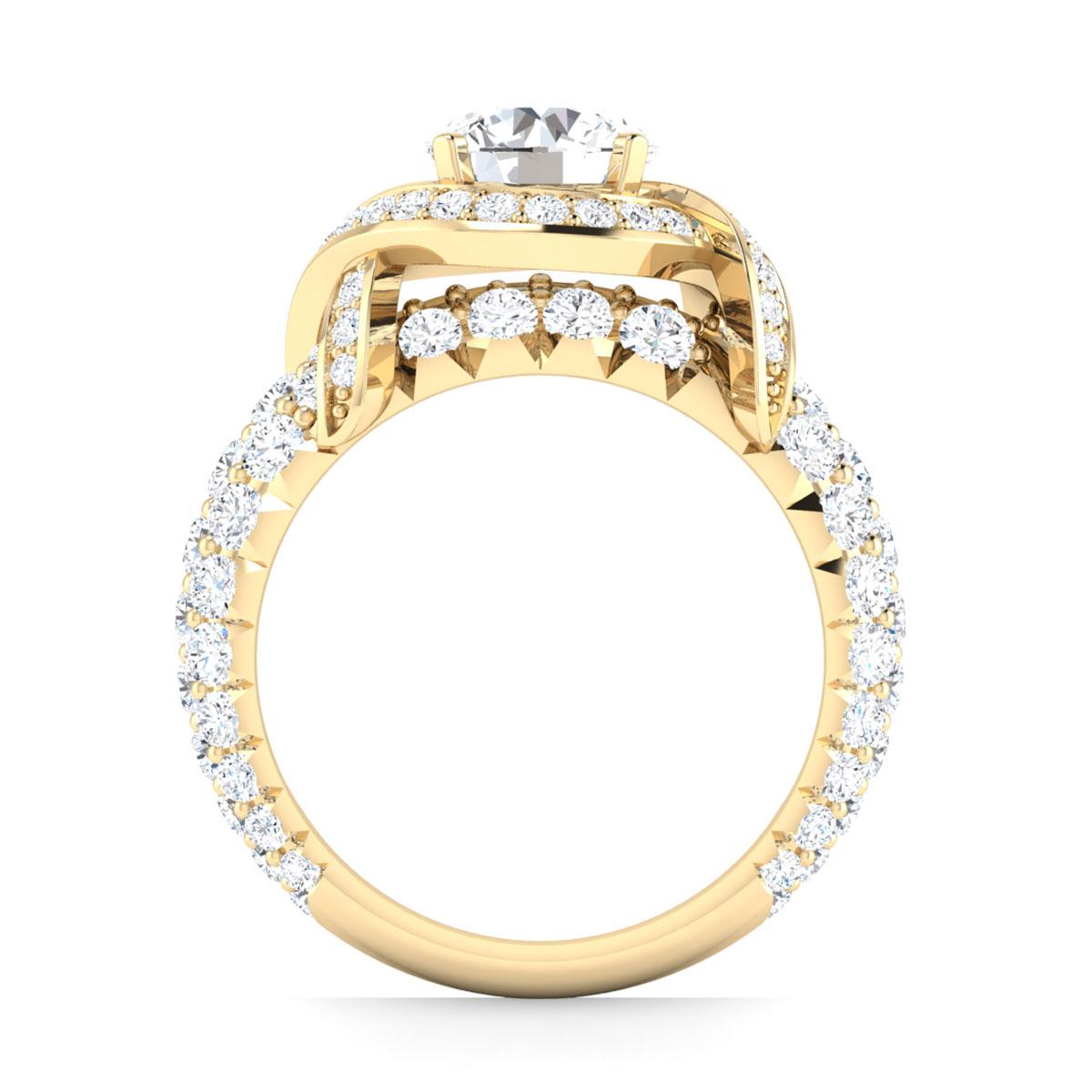 Hollie in 18k Yellow Gold — view 2