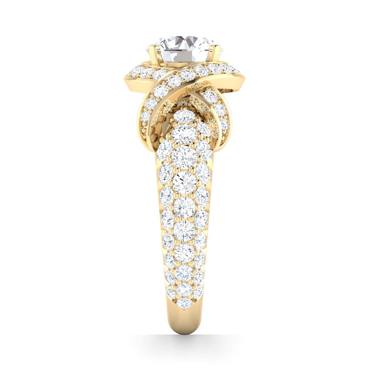 Hollie in 18k Yellow Gold — view 4