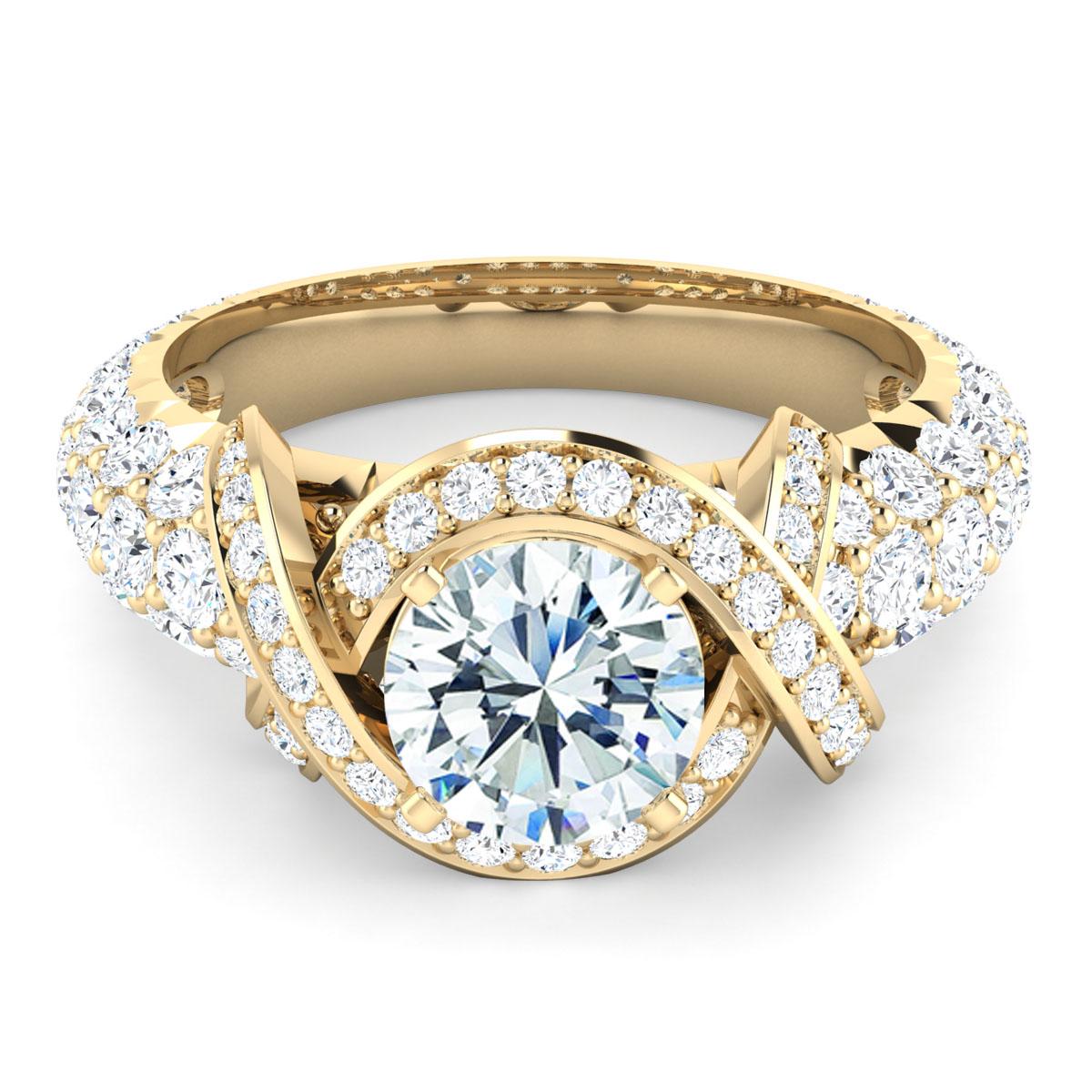 Hollie in 18k Yellow Gold