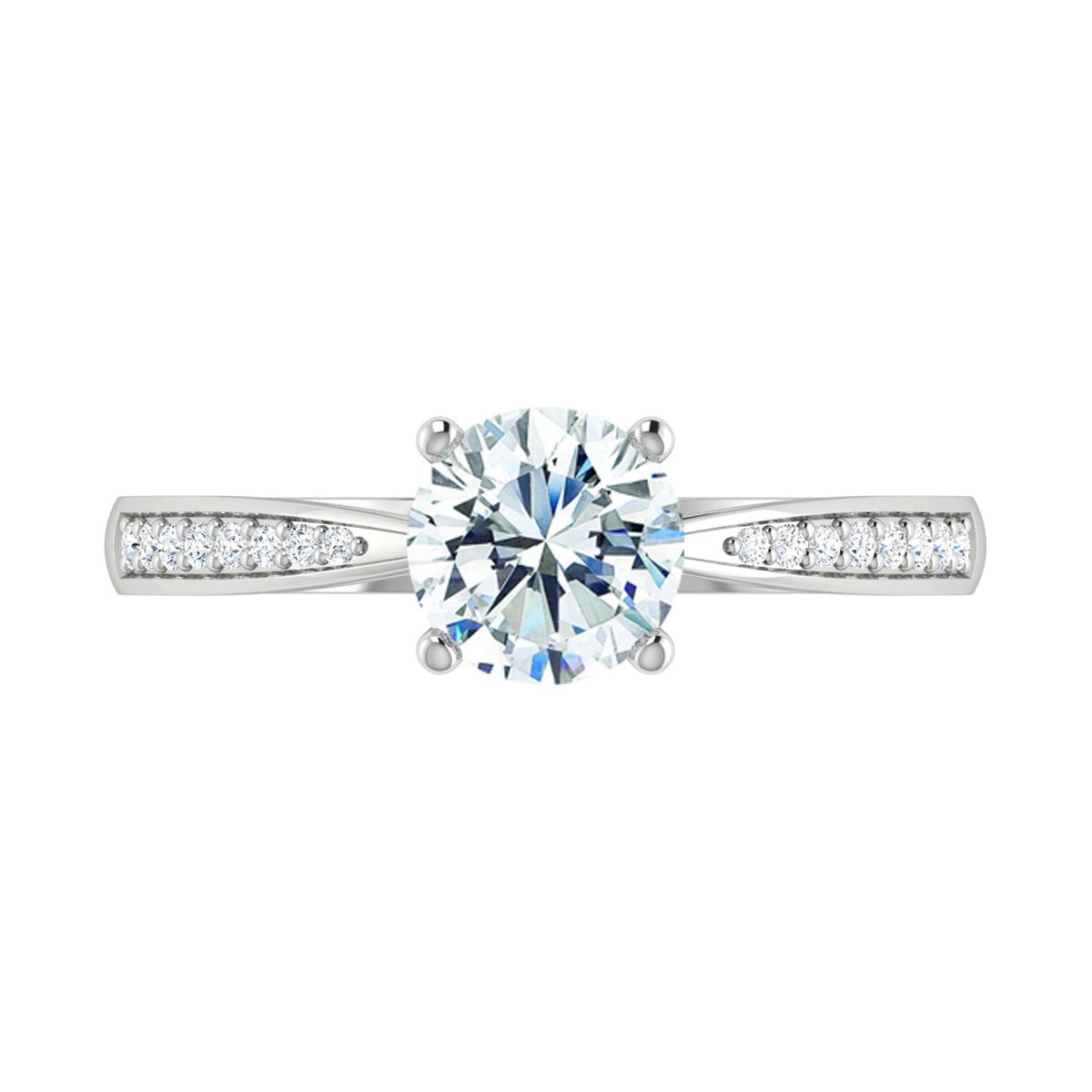 Isla in 18k White Gold — view 5