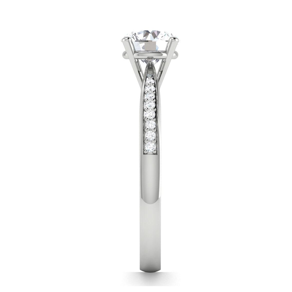 Isla in 18k White Gold — view 4