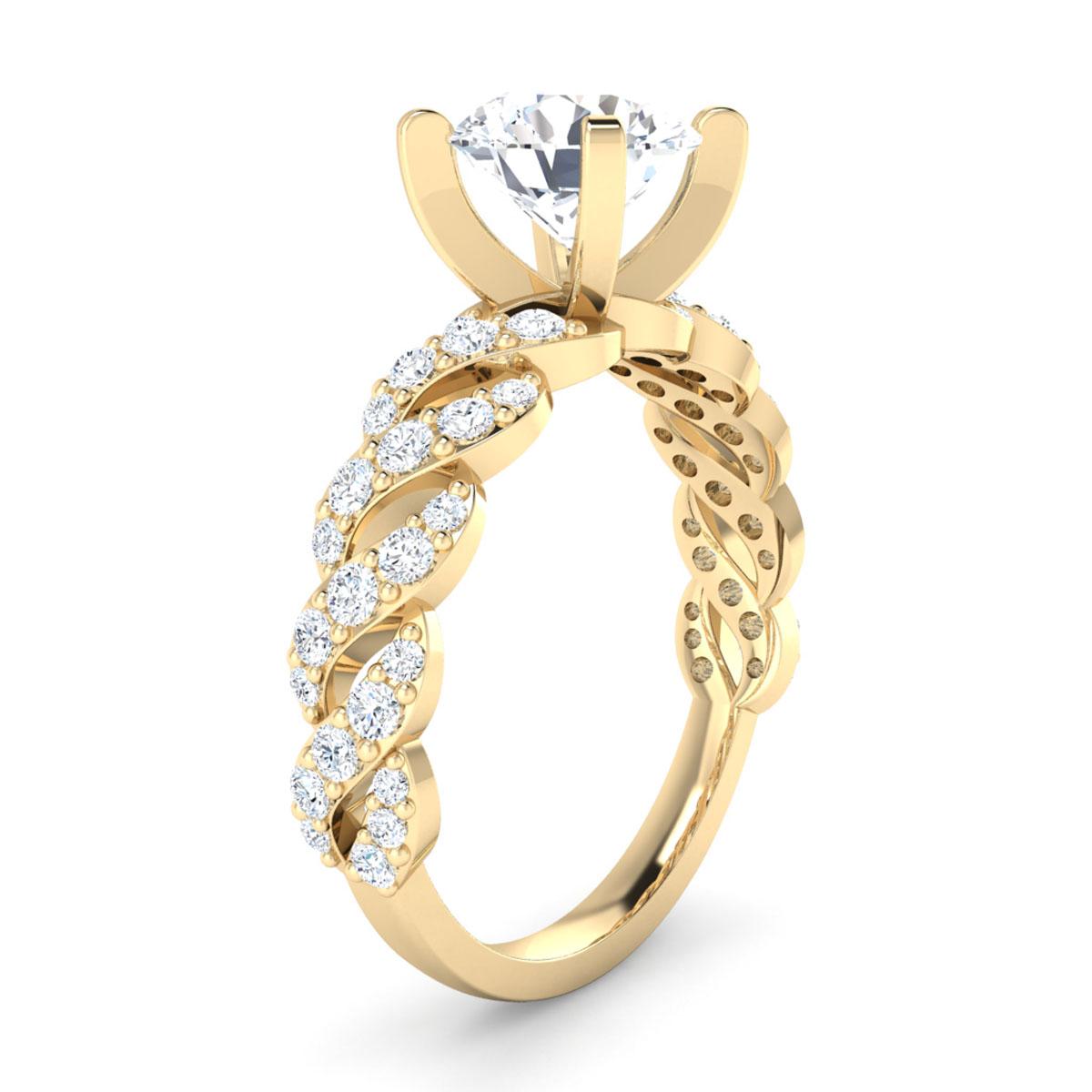 Jana in 18k Yellow Gold — view 3