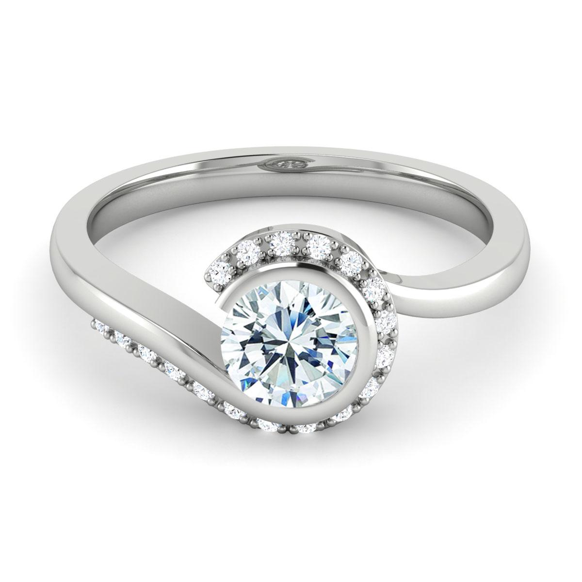 Maisy in 18k White Gold