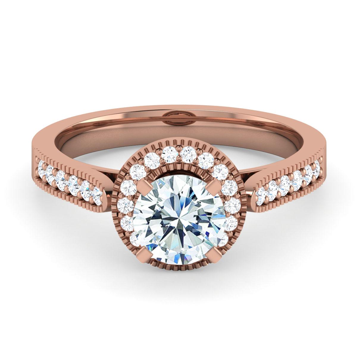 Mary in 18k Rose Gold