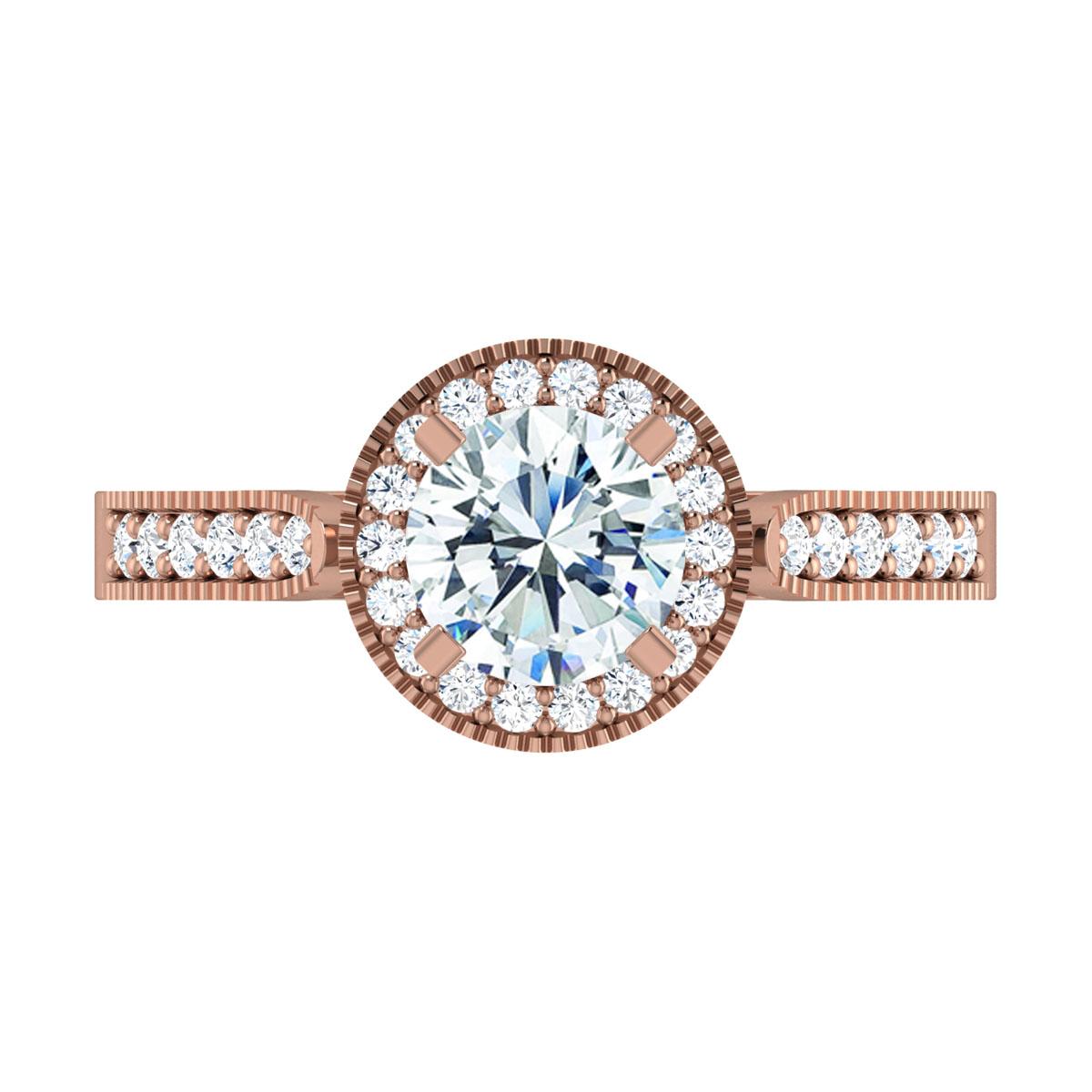 Mary in 18k Rose Gold — view 5