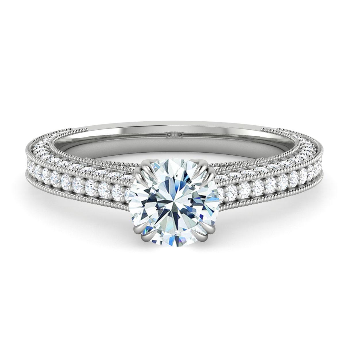 Milka in 18k White Gold