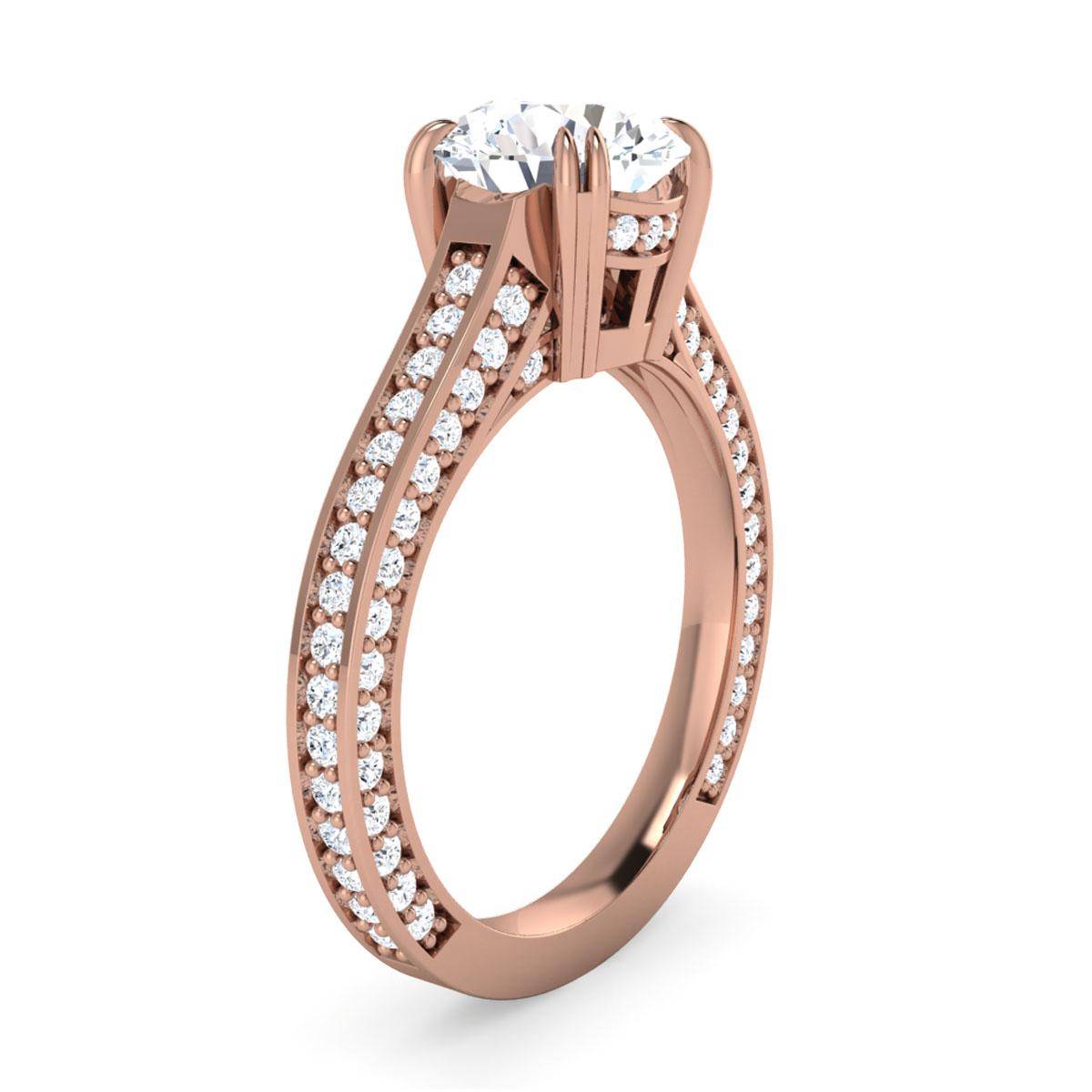 Molly in 18k Rose Gold — view 3