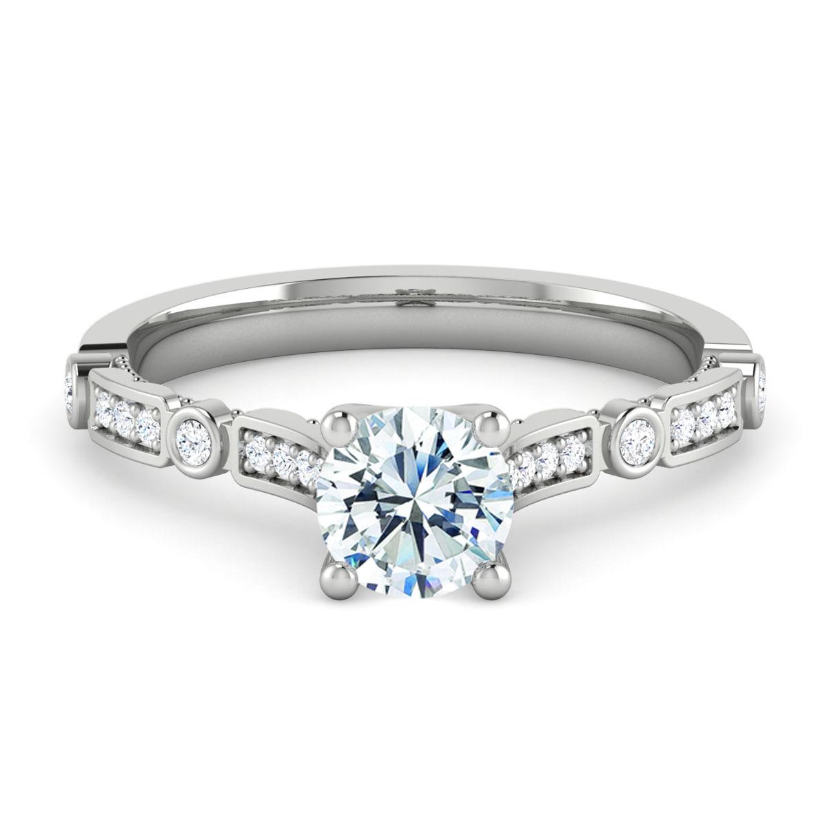 18k White Gold