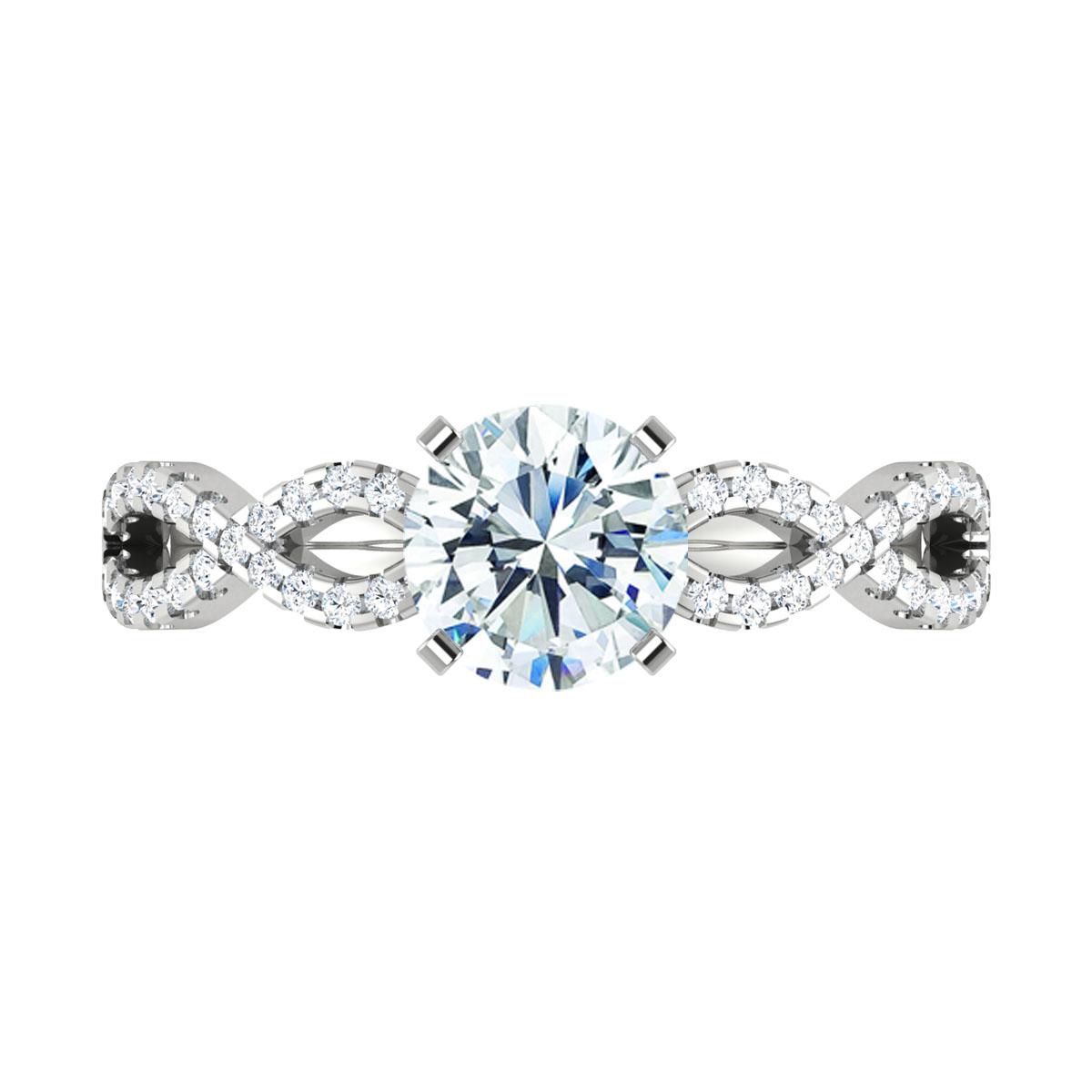 Sienna in 18k White Gold — view 5