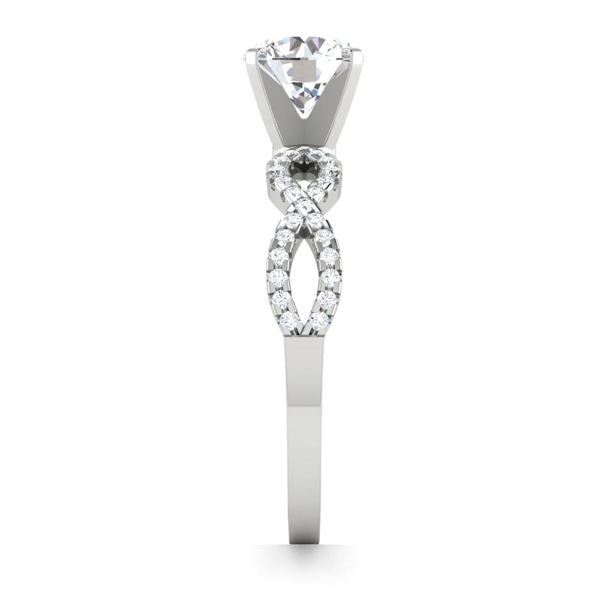 Sienna in 18k White Gold — view 4