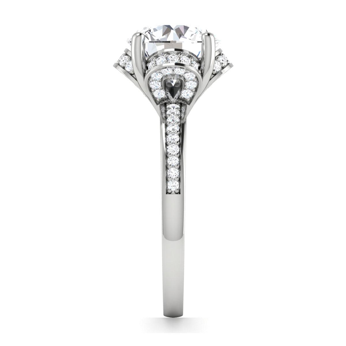 Suzan in 18k White Gold — view 4