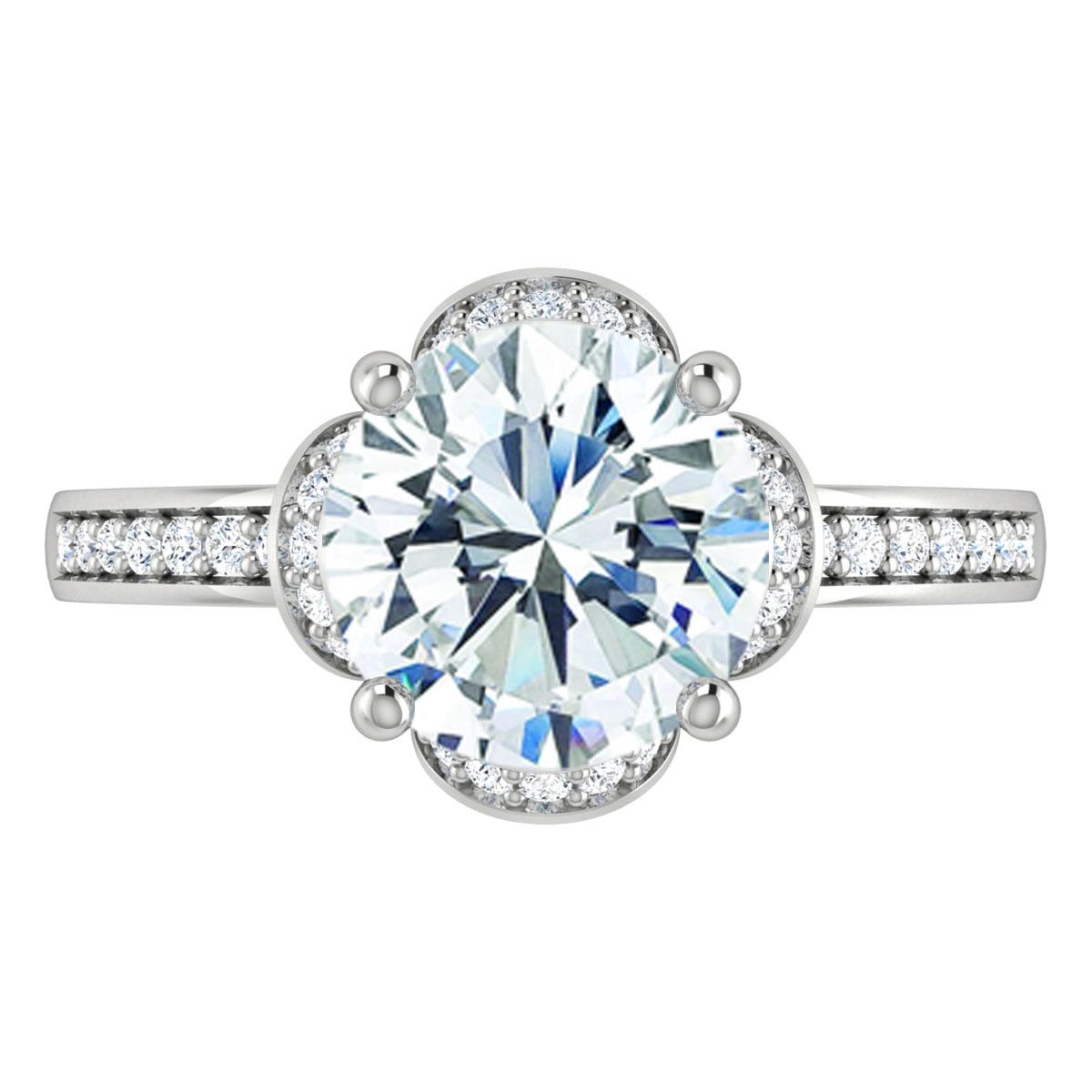 Suzan in 18k White Gold — view 5